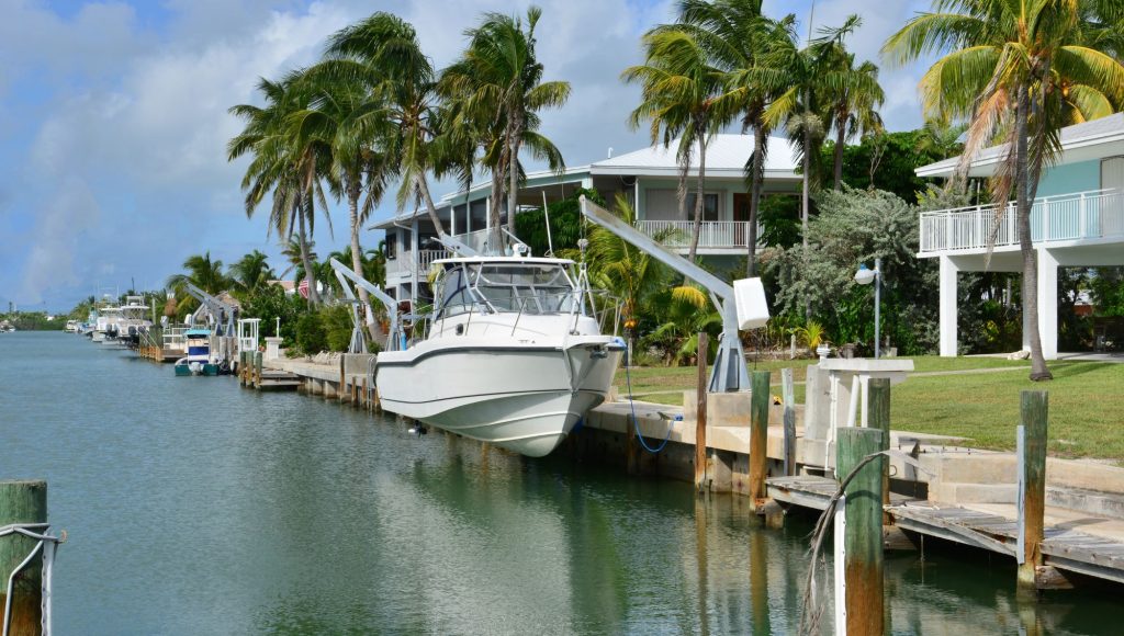 Canal off a home recently refinanced with the help of Gulfside Lending to get cash-out to repair their canal